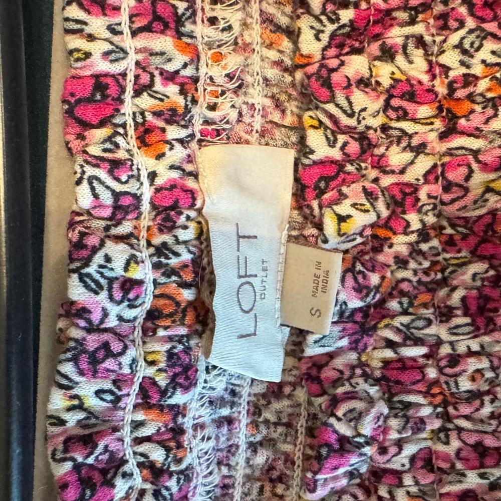 Loft Multicolor Patterned Knit Midi Dress. Perfec… - image 3